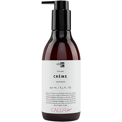 Oligo Professionnel - Calura Styling Creme - Moisturizing hair cream with frizz control - Great for blowouts - Hydrating formula for curly Beauty & Personal Care Oligo Professionnel