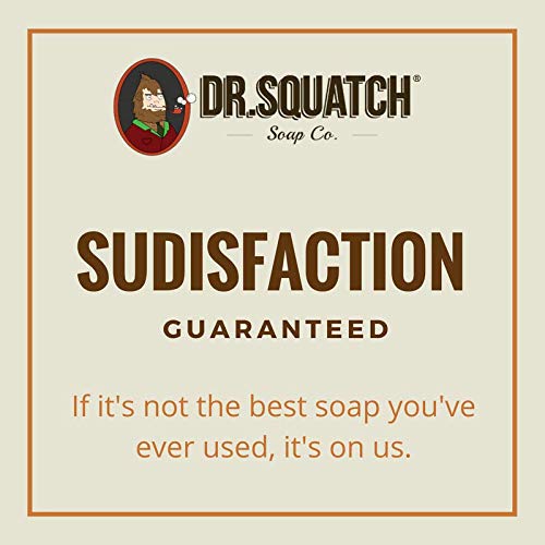 Dr. Squatch Cold Brew Cleanse Coffee Soap Bar - Blend of Shea Butter, Salt, Kaoilin Clay, and Some Top Notch Coffee Beans - Organic Handmade in USA Beauty & Personal Care Dr. Squatch