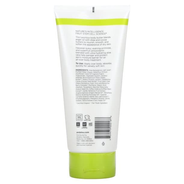 Andalou Naturals Body Butter Nrshng Kukui COC