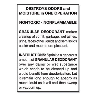 Big D 150 Granular Deodorant Moisture Absorbent, Lemon Fragrance, 16 oz (Pack of 12) - Absorbs accidental spills for easy clean-up - Ideal for use in Beauty and Personal Care Big D