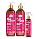 Difeel Rice Water Hair Care 3PC Shampoo & Conditioner & Leave in Set - Includes 33.8oz Shampoo, 33.8oz Conditioner, 8oz Leave in Spray Beauty & Personal Care Difeel