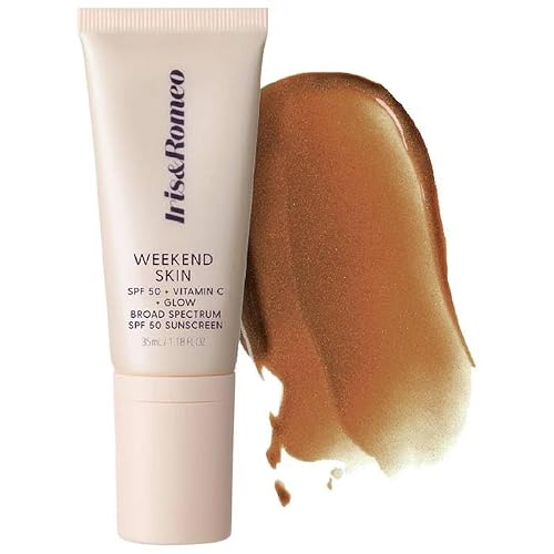 Iris&Romeo Weekend Skin SPF 50 Instant Glow Tinted Mineral Sunscreen - Bronze Glow, 1.8 Ounce (Pack of 1) Beauty & Personal Care IRIS&ROMEO