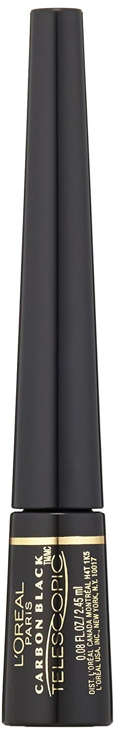L'Oreal Paris Telescopic Precision Liquid Eyeliner, Carbon Black, 0.08 Oz Beauty & Personal Care L'Oreal Paris