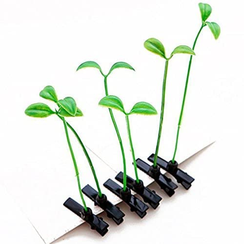 Dreamxue Funny Grass Hair Clips, 4 Pcs Bean Sprout Hairpins, Green Leaf Plant Antenna Hair Pins Hair Accessories for Women Girls Kids Beauty & Personal Care Dreamxue