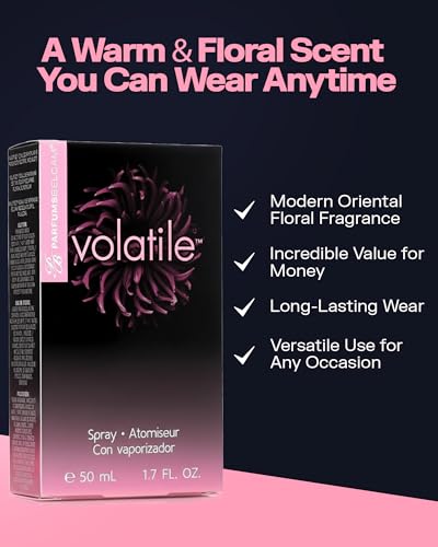 PB ParfumsBelcam Volatile Eau de Parfum Spray for Women - Elegant Powdery Floral Perfume with Jasmine, Rose, Orchid & Freesia, Long Lasting Feminine Beauty & Personal Care PB ParfumsBelcam