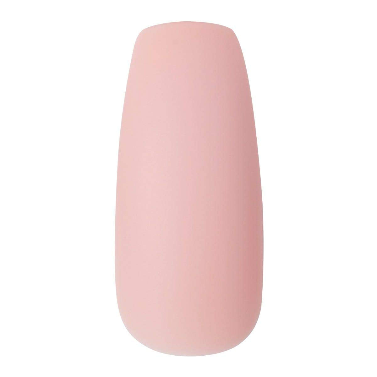 KISS Gel Fantasy Ready-to-Wear Press-On Gel Nails, “All About You”, Long, Pink, Matte Finish, Nail Kit with 24 Mega Adhesive Tabs, Pink Gel Glue Beauty & Personal Care KISS