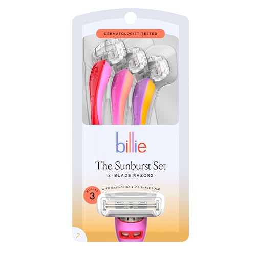 Billie Disposable Razors for Women - The Sunburst Set Beauty and Personal Care Billie
