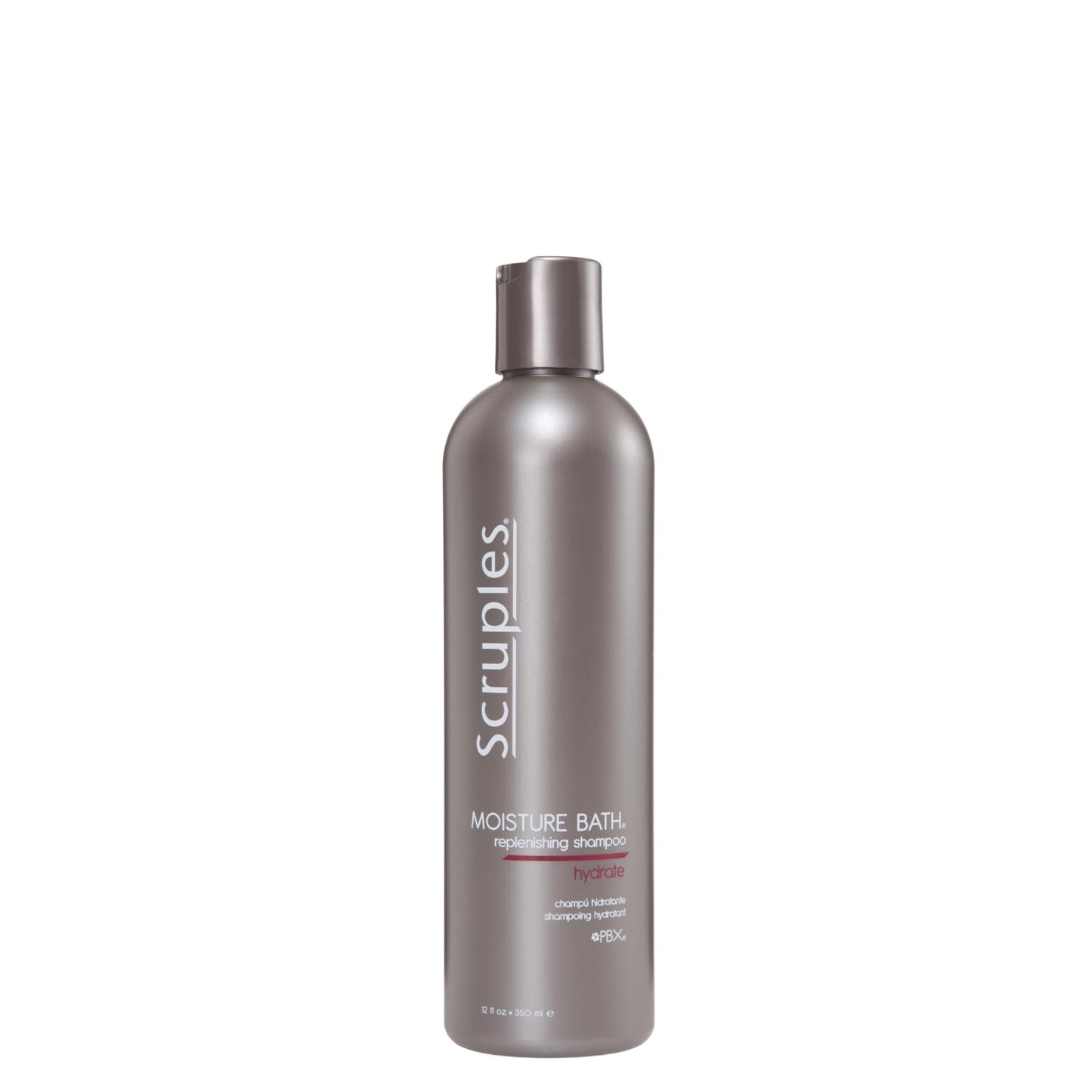 Scruples Moisture Bath Hair Shampoo for Men & Women - Moisturizing Shampoo for Dry, Brittle & Coarse Hair - Helps Restore Shine & Elasticity (12 Fl Beauty & Personal Care Scruples