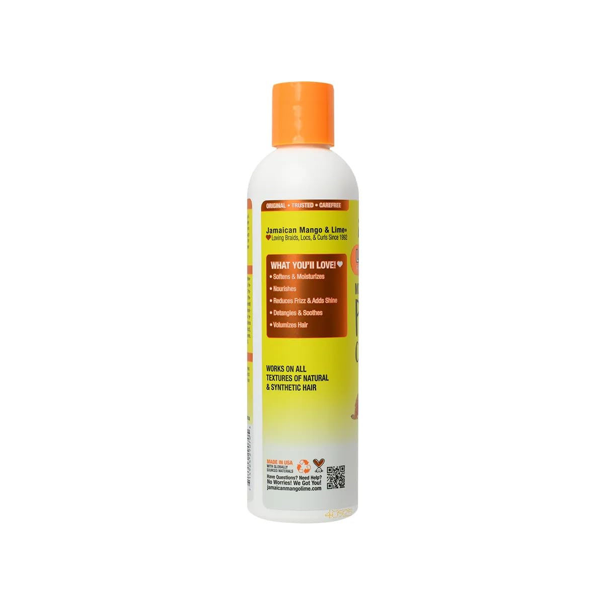 Jamaican Mango & Lime Protein Conditioner - Strengthening & Moisturizing Hair Care with Manuka Honey & Moringa Seed Oil for Natural Hair, Locs, Twists Beauty & Personal Care Jamaican Mango & Lime