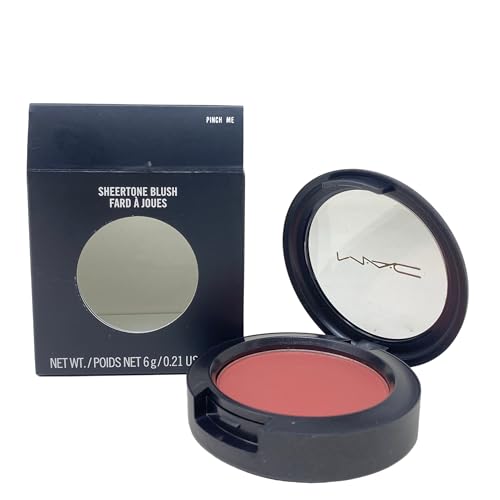 M.A.C Cosmetics Sheertone Powder Blush - Pinch Me - (Medium dirty rose coral) 6 g / 0.21 oz