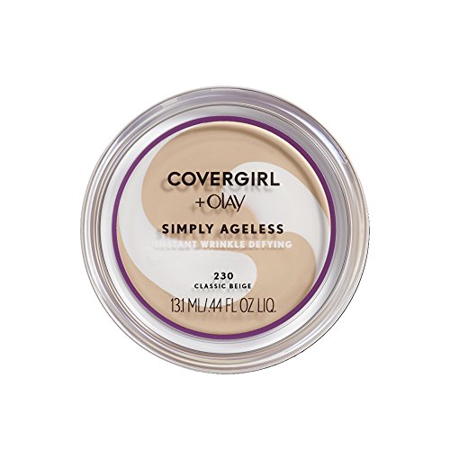 CoverGirl Face Products CoverGirl & Olay Simply Ageless Foundation, Classic Beige 230, 0.40-Ounce Package Beauty & Personal Care COVERGIRL