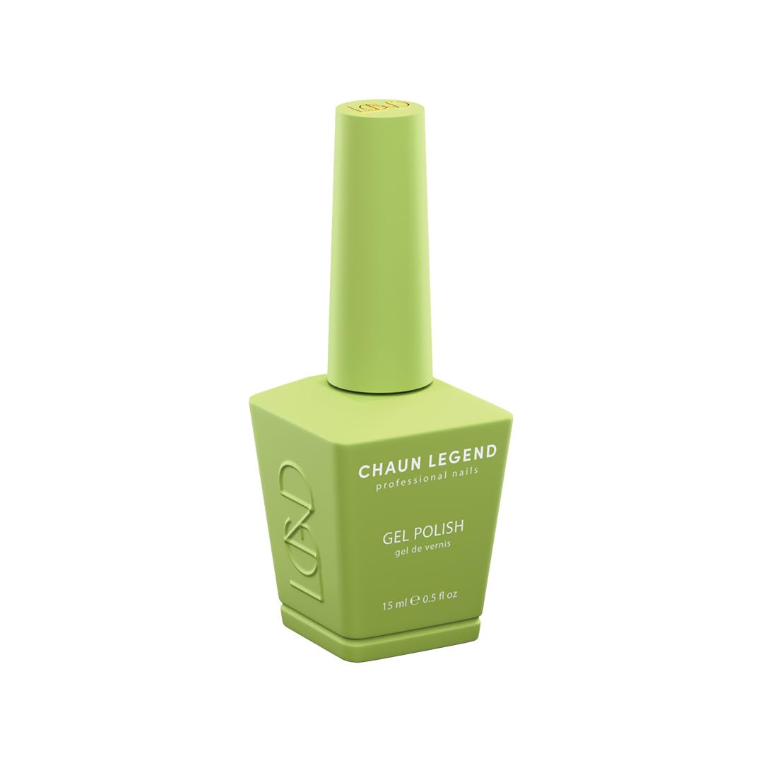 Chaun Legend Gel Nail Polish | In The Limelight LG5135 (sage green) | Soak Off UV LED Cure Gel Polish High Gloss 15ml