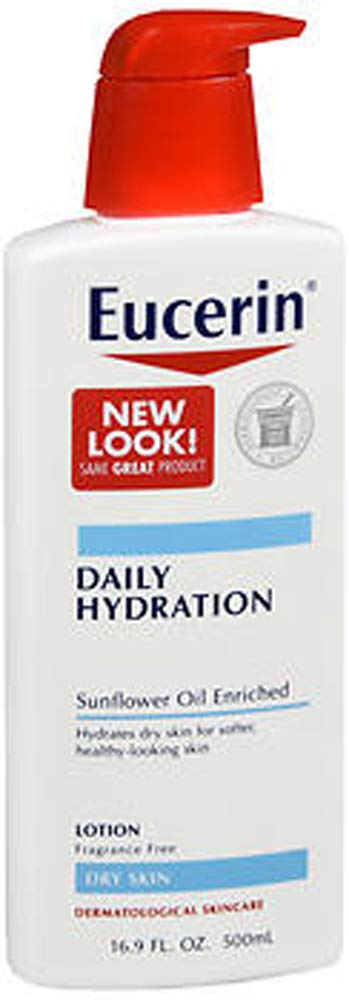Eucerin Daily Hydration Lotion, Fragrance Free 16.9 oz (Pack of 5) Beauty & Personal Care Eucerin