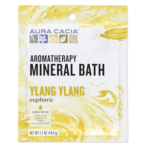 Aromatherapy Mineral Bath - Euphoria, Packets, 6 Units / 2.5 oz Beauty and Personal Care Aura Cacia