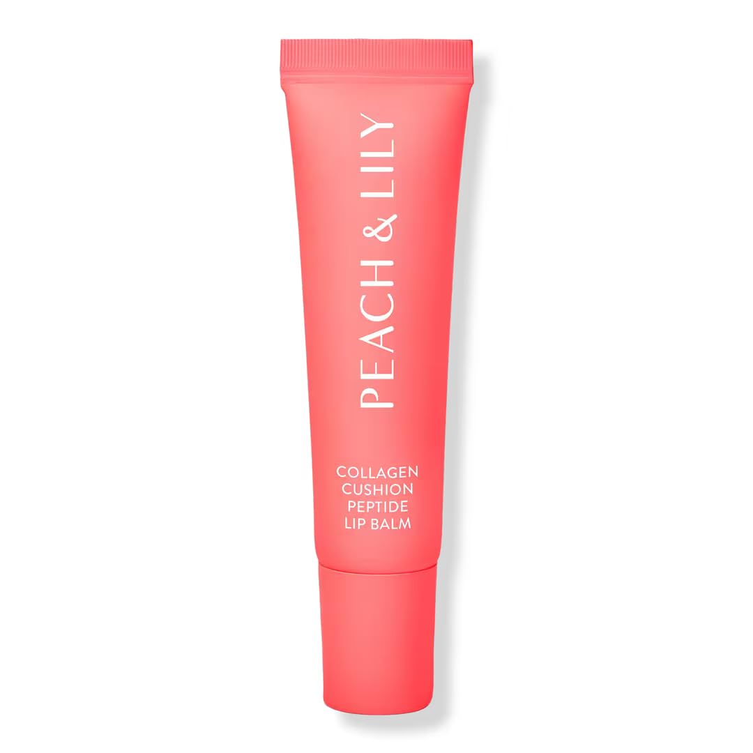 Peach & Lily Collagen Cushion Peptide Sheer Peach Lip Balm Beauty and Personal Care Peach & Lily