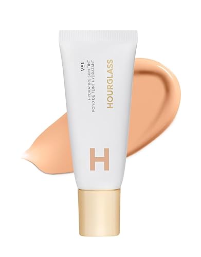 Hourglass Veil Hydrating Skin Tint, Dewy Tinted Moisturizer, Makeup and Skincare Benefits, Lightweight, Buildable Coverage, Vegan, Cruelty-Free Beauty & Personal Care HOURGLASS