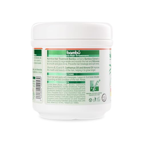 Silicon Mix Bamboo Nourishing Hair Treatment 16 ounces - Deep Conditioning Mask for Strong, Hydrated, and Revitalized Hair, Restores Shine, Softness Beauty & Personal Care Silicon Mix