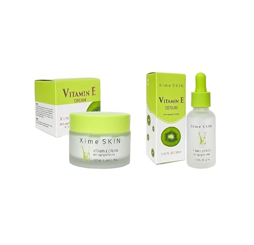 xime skin Vitamin E Face Cream & Vitamin E Face Serum (Duo Pack), 0.8 Ounce (Pack of 2) Beauty & Personal Care xime skin