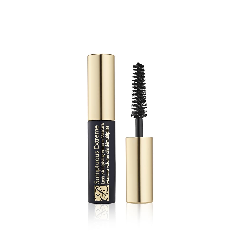Estée Lauder Sumptuous Extreme Lash Multiplying Volume and Length Mascara | 01 Extreme Black, Travel Size, 0.09 Fl Oz Beauty & Personal Care Estée Lauder