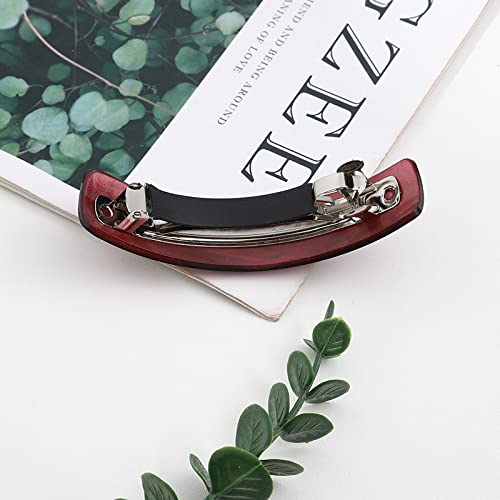 Retro Large Hair Barrettes for Women, Hair Clips French Clip Barrettes Exquisite Hair Clips for Women Ladies, pack of 6 (Classic Pattern) Beauty & Personal Care FOZUBOYO