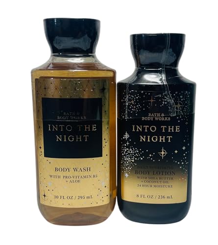 Bath & Body Works Into The Night Lotion and Body Gel Wash 2 Piece Set Beauty and Personal Care Bath & Body Works