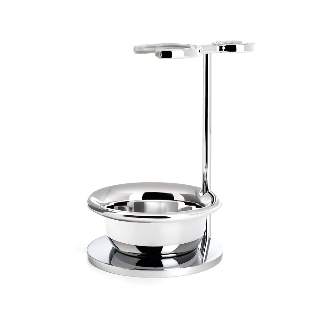 MÜHLE VIVO & RYTMO Series Stand for Razors & Shaving Brushes with Bowl - Shave Accessory - Robust Stainless Steel Beauty and Personal Care MÜHLE