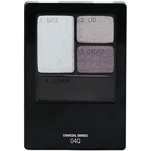 Maybelline New York Expert Wear Eyeshadow Quads, Charcoal Smokes, 0.17 oz. Beauty & Personal Care MAYBELLINE