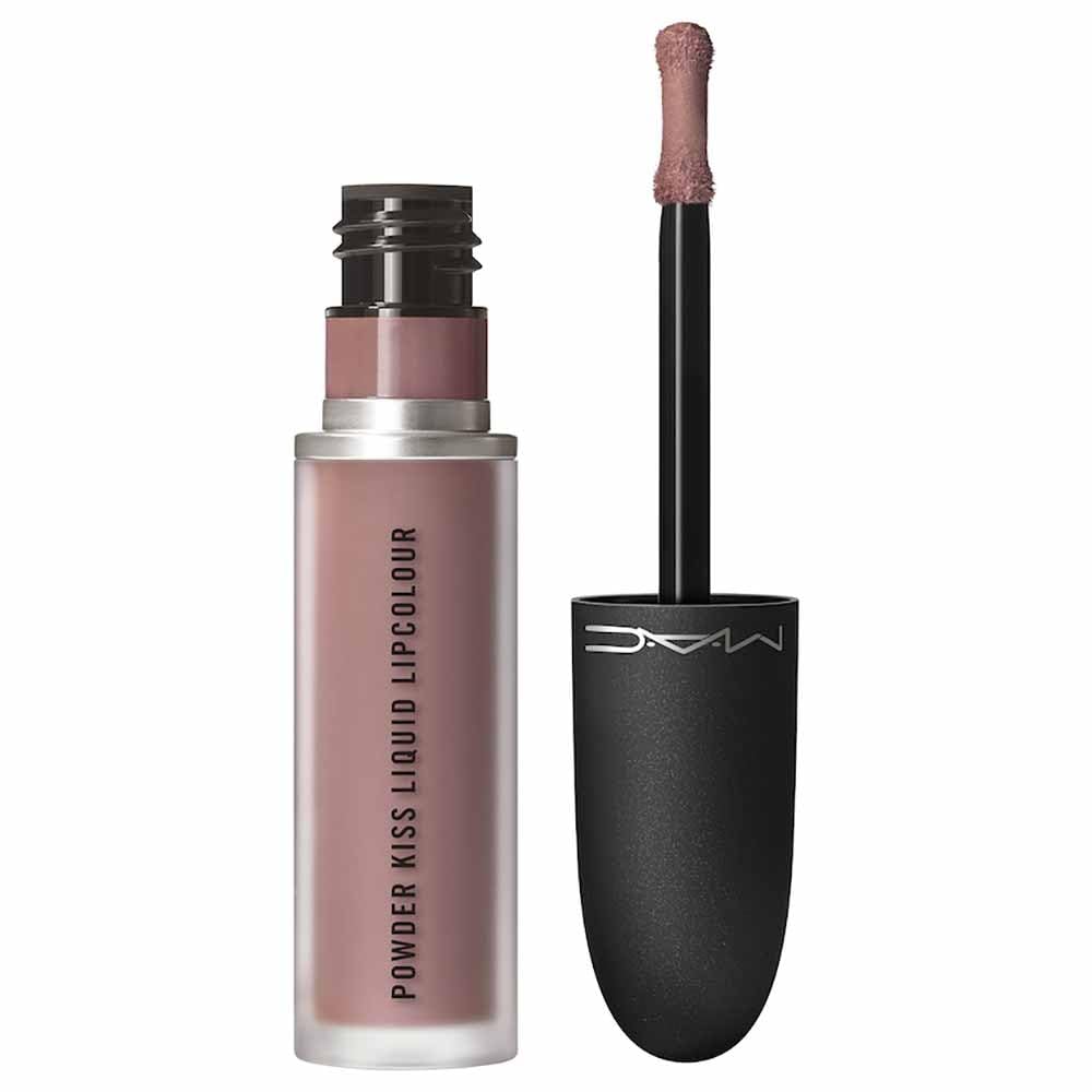MAC Cosmetics Powder Kiss Liquid Lipcolour - 950 It's Personal (Warm toned light beige nude) .17 oz / 5 ml Beauty & Personal Care MAC