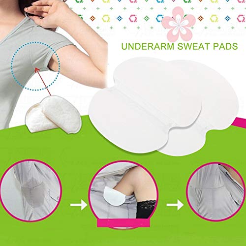 Armpit Pad for Under Breasts, Disposable Underarm Sweat Absorbent Pads Unisex Cotton Armpit Sweat Protector Guard (20PCS) Beauty and Personal Care Ejoyous