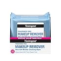 Neutrogena Fragrance-Free Makeup Remover Wipes, Daily Facial Cleanser Towelettes, Gently Removes Oil & Makeup, Alcohol-Free Makeup Wipes, 50 Count (2 Beauty & Personal Care Neutrogena