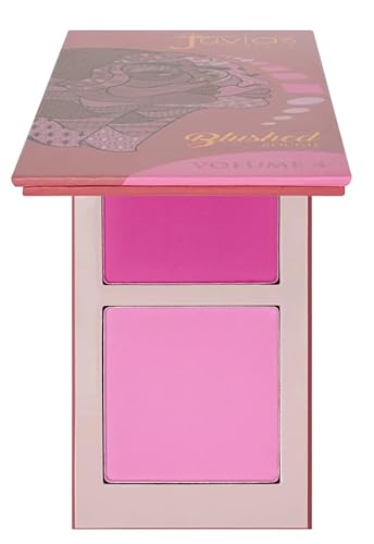 Juvia's Place Blushed Duo Blush Volume4 - Two Tone Pigmented Buildable Pressed Mineral Powder - Rosy Natural Cheeks Matte Fresh Finish for All Skin Beauty & Personal Care Juvia's Place