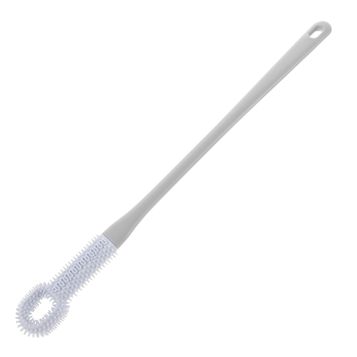 NULYLU Long Handled Silicone Foot Brush Ergonomic Toe Cleaner Dead Skin Remover Soft Bristles for Gentle Exfoliation Stylish Foot Scrubber for Shower Beauty and Personal Care NULYLU