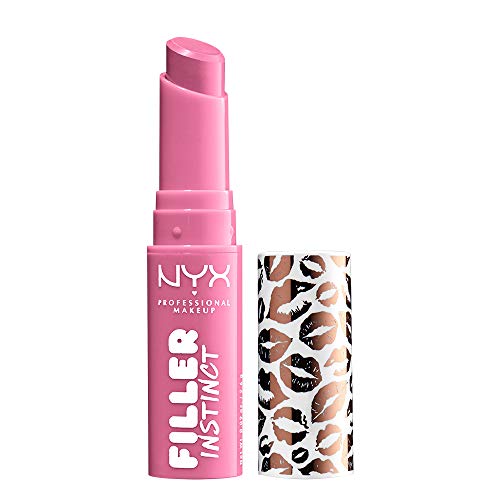 NYX PROFESSIONAL MAKEUP Filler Instinct Plumping Lip Color, Lip Balm - Miami Nights (Hot Pink) Beauty & Personal Care NYX PROFESSIONAL MAKEUP