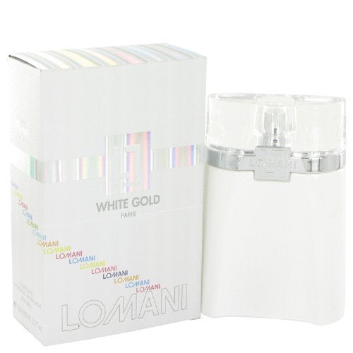 Lomani White Gold by Lomani Men's Eau De Toilette Spray 3.4 oz - 100% Authentic Beauty & Personal Care Lomani