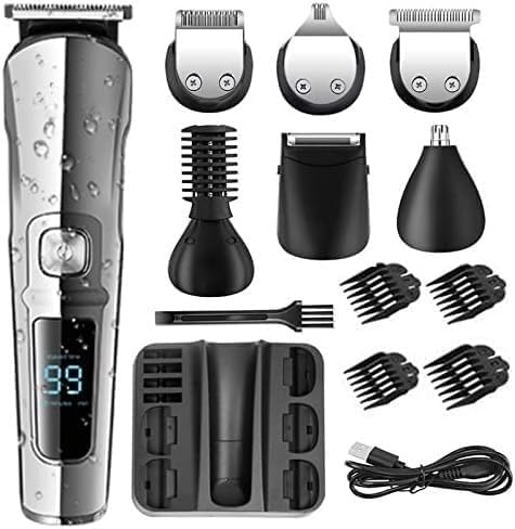 YREAJZVS Hair Clippers for Men, Waterproof All in one Hair Trimmer face Beard Trimmer Shaver Body Hair Clipper Electric Men trimer Hair Cutting Beauty and Personal Care YREAJZVS
