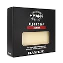 Plantlife Man and Nature All-N-1 Bar Soap - Moisturizing and Soothing Soap for Your Skin - Hand Crafted Using Plant-Based Ingredients - Made in Beauty & Personal Care Plantlife