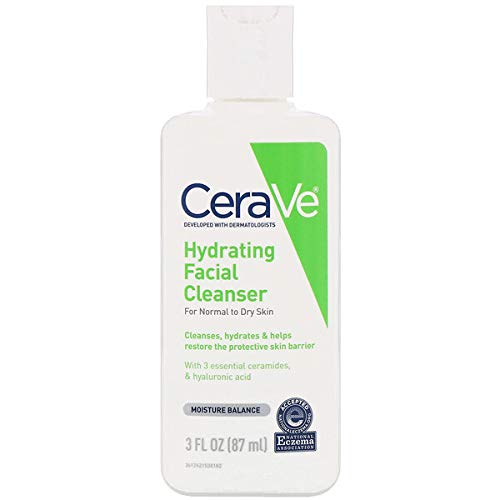 3 PACK Of Cerave, Hydrating Facial Cleanser, For Normal To Dry Skin, 3 Fl Oz (87 Ml) Beauty & Personal Care CeraVe
