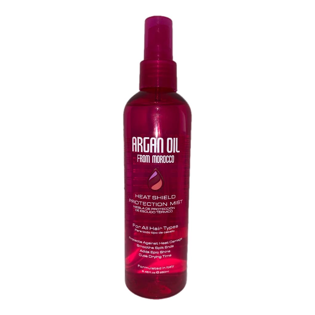 Argan Oil from Morocco Heat Shield Protection Mist, 8.45 fl.oz. (250 ml) Beauty & Personal Care Argan Cosmetics