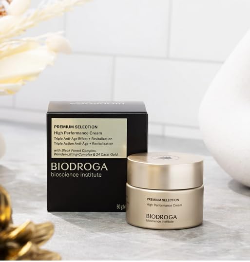 Biodroga Premium Selection High Performance Cream (1.7 oz) with 24 CARAT GOLD - 95.8% Natural - Luxury Class for Mature Skin - NO Fragance, Colouring Beauty & Personal Care BIODROGA