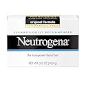 Neutrogena Original Transparent Facial Cleansing Bar, Fragrance-Free Glycerin Face Wash Bar Soap for Gentle Daily Cleansing, Hypoallergenic & Dye-Free Beauty & Personal Care Neutrogena