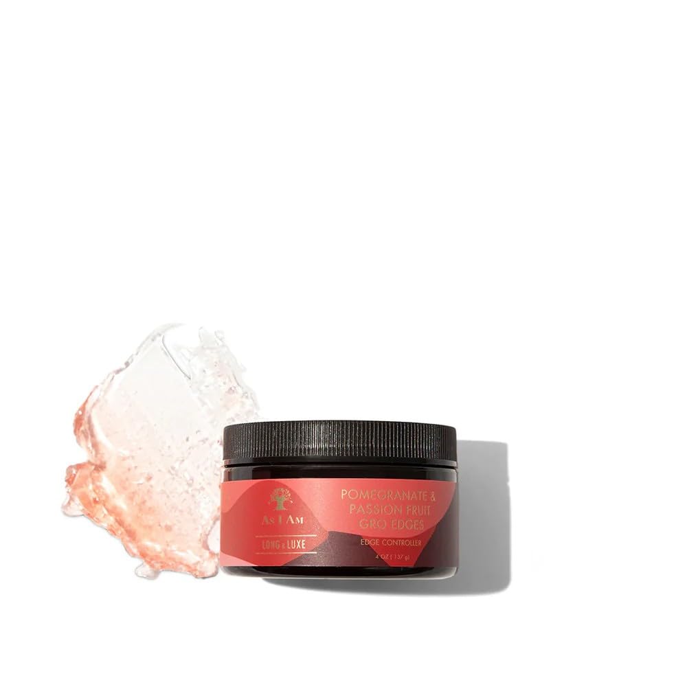 As I Am Long and Luxe Groedge Edge Controller 4oz - Rejuvenates, Strengthens Hair Line - Long Lasting Hold, Flake Free - Enriched with Pomegranate Beauty & Personal Care As I Am