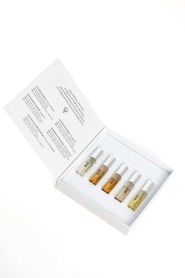 IRFE Discovery Set Fragrance Collection - 5 Eau de Parfum Mini Vials 3ml Each - Luxury Fragrance Sampler Set for Women - Travel Size Gift Set Beauty & Personal Care IRFE