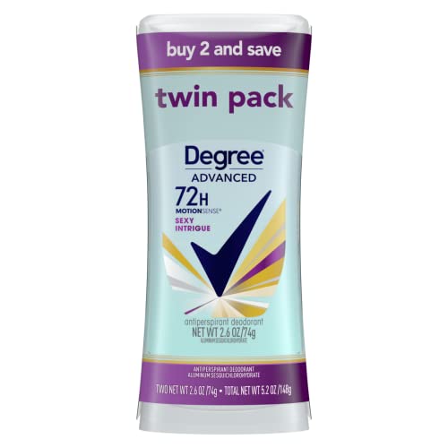 Degree Advanced Antiperspirant Deodorant 72-Hour Sweat & Odor Protection Sexy Intrigue Antiperspirant Deodorant For Women with MotionSense Technology Beauty and Personal Care Degree