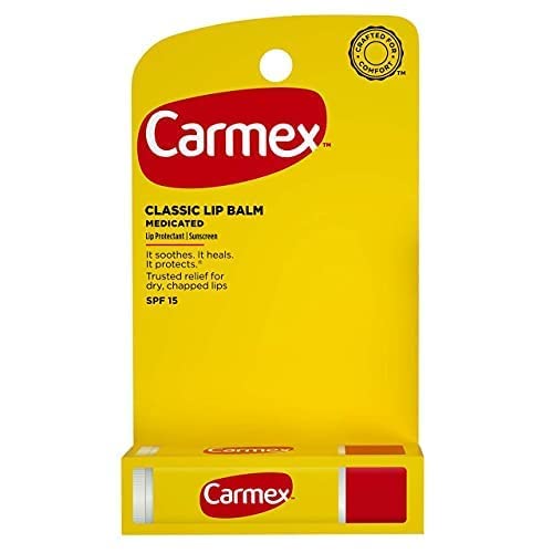 Carmex Classic Lip Balm, Lip Protectant Sunscreen SPF 15, 0.15 Oz Beauty and Personal Care Carmex
