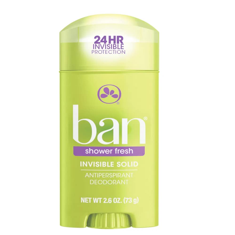 Ban Deodorant 2.6 Ounce Invisible Solid Shower Fresh (76ml) Beauty and Personal Care Ban