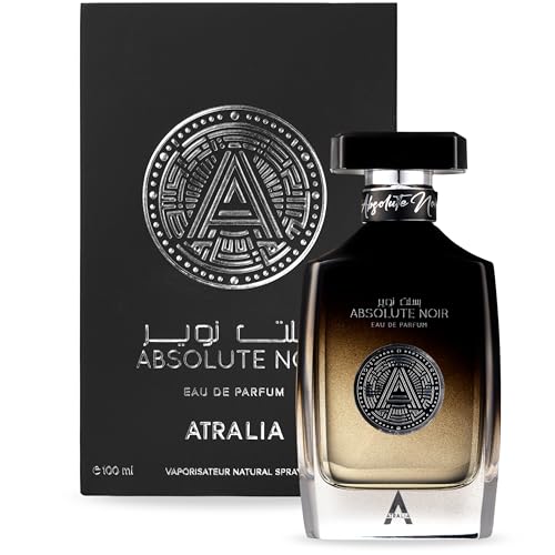 Atralia Absolute Noir Eau De Parfum for Men 100Ml 3.4Oz - Luxurious and Long Lasting Fragrances with Top Notes of Bergamot, Lemon, Grapefruit, Pink Beauty & Personal Care Atralia