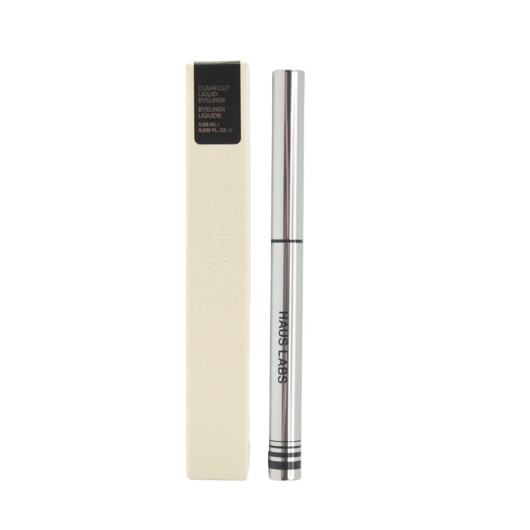Haus Labs Clear Cut Liquid Eyeliner - Black Onyx (Matte Black) - 0.019 fl oz / 0.55 mL