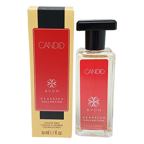 AVON Candid Cologne Spray Classics Collection, Amber Floral Fragrance for Him with Apricot, Bergamot, Tuberose & Patchouli, Long Lasting Designer Beauty & Personal Care AVON