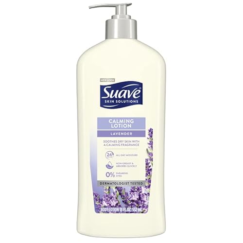 Suave Body Lotion, Lavender Calming 18 oz Beauty & Personal Care Suave