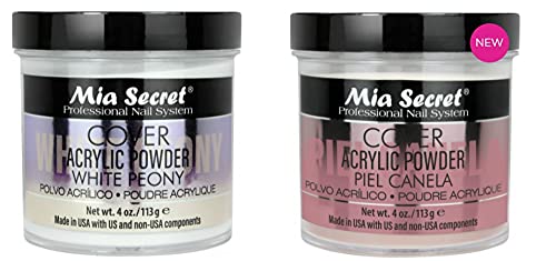 Mia Secret - COVER POWDER (WHITE PEONY + PIEL CANELA) 4 oz Beauty and Personal Care Mia Secret